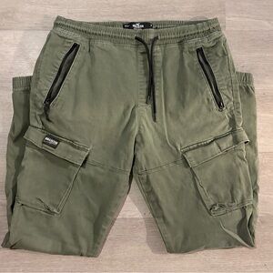 Hollister Green Jogger Shorts